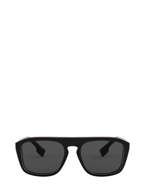 Burberry Eyewear Aviator Flame Sunglasses
