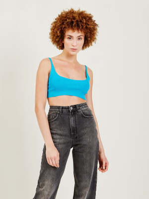 Waloma Knitted Crop Top