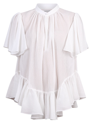 Alexander Mcqueen Ruffled Blouse