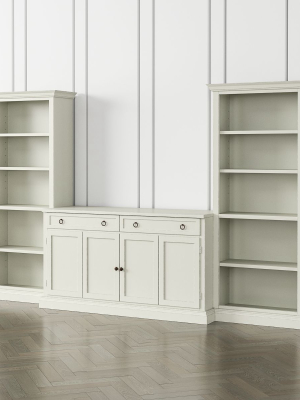 Cameo Vamelie 3-piece Entertainment Center With Open Bookcases