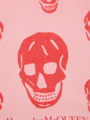 Alexander Mcqueen Skull Print Scarf