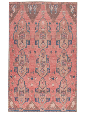 Vibe By Jaipur Living Lani Medallion Pink/ Blue Area Rug (7'6"x9'6")