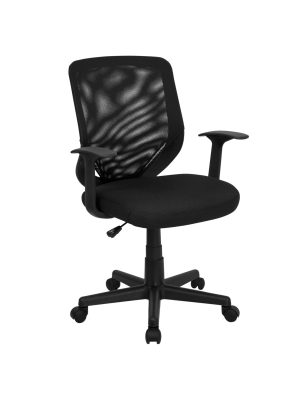 Swivel Task Chair Black Mesh - Flash Furniture