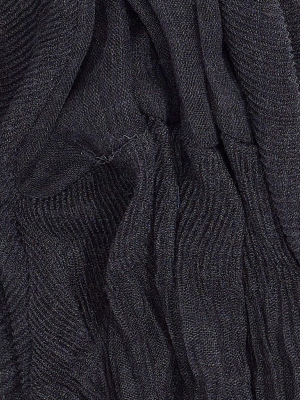 Solid Pleated Edge Oblong