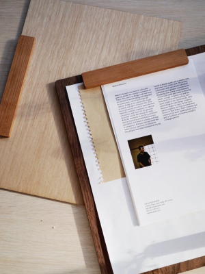 Wood Clipboard - White Cherry