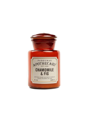 Apothecary 8 Oz Candle - Chamomile + Fig