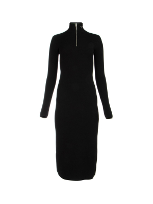 Prada Half-zip Midi Dress