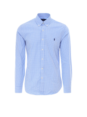 Polo Ralph Lauren Logo Embroidered Checked Shirt