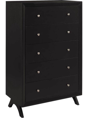 Parker Five-drawer Chest Cappuccino