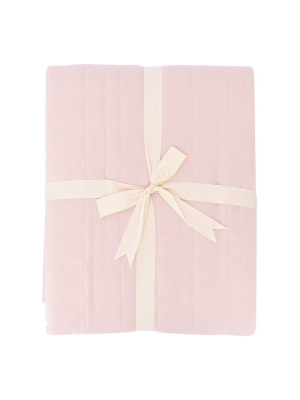 Adult Quilted Blanket In Blush 2.5