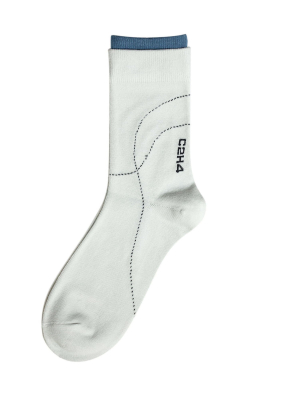 C2h4 Logo Intarsia Socks