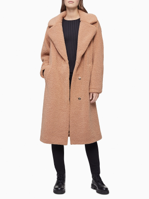 Sherpa Notch Lapel Coat