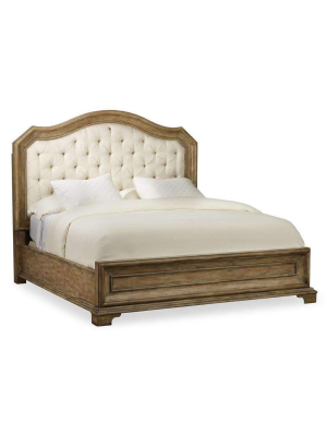 Solana King Upholstered Panel Bed