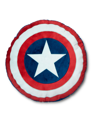 Marvel Captain American 16"x14" Shield Pillow