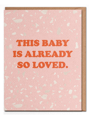 Baby So Loved Card