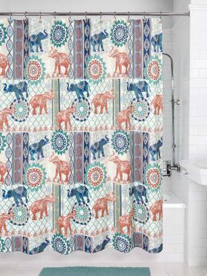 Elephant Patch Shower Curtain - Allure Home Creation