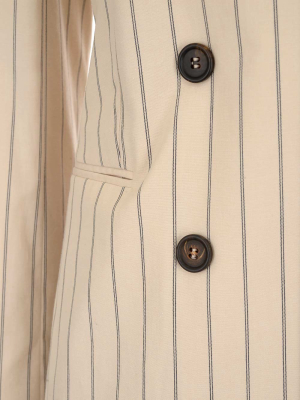 Brunello Cucinelli Pinstripe Double-breasted Blazer