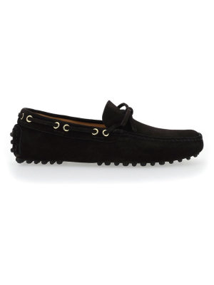 Car Shoe Lace-detailed Loafers