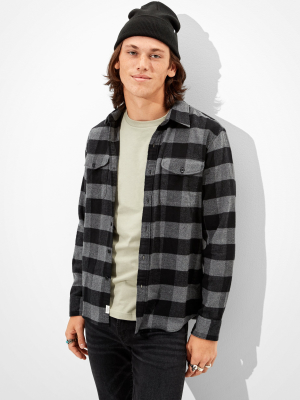 Ae Super Soft Flannel Shirt