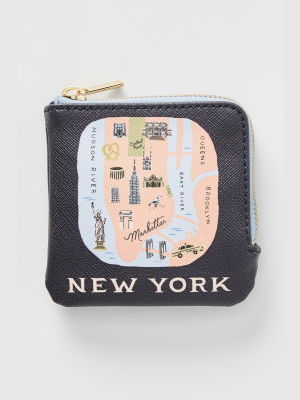 Rifle Paper Co. For Anthropologie New York Coin Pouch