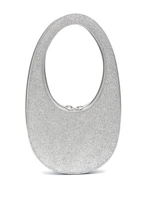 Coperni Swipe Mini Glitter Tote Bag