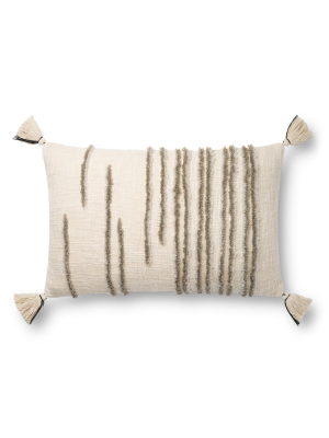 Striped Natural & Stone Pillow