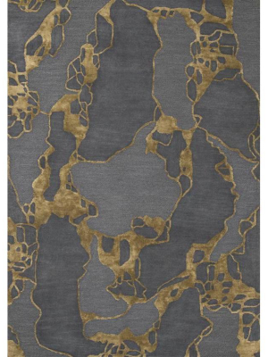 Arco Ochre Area Rug By Linie Design