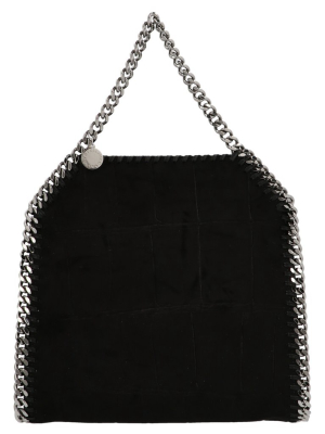 Stella Mccartney Logo Plaque Falabella Mini	tote Bag