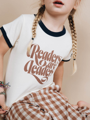 Readers Are Leaders Shirt For Kids