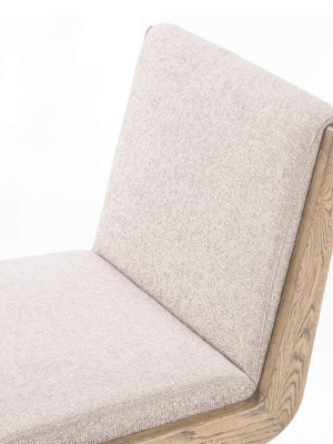 Carla Desk Chair, Smoked Grey