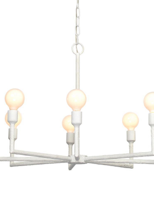 Jamie Young Park Chandelier In White Gesso