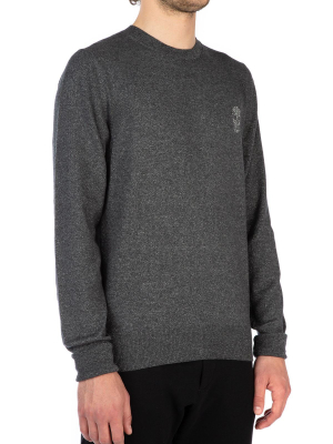 Alexander Mcqueen Skull Knit Pullover