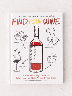 Find Your Wine: A Fun And Easy Guide To Selecting The Right Wine, Every Time By Kaytie Norman & Nick Johnson