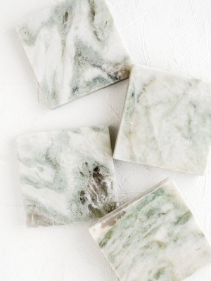 Seascape Marble Coaster Set