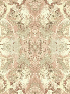 Inner Beauty Wallpaper In Pink From The Botanical Dreams Collection By Candice Olson For York Wallcoverings