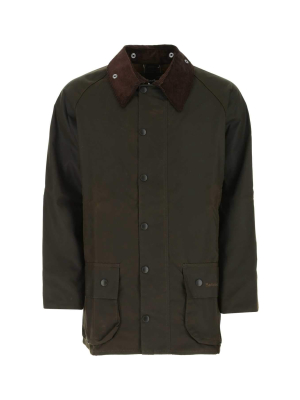 Barbour Logo Embroidered Snap-fastening Coat