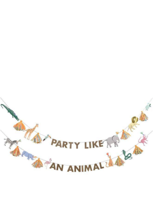 Meri Meri Safari Animals Large Garland