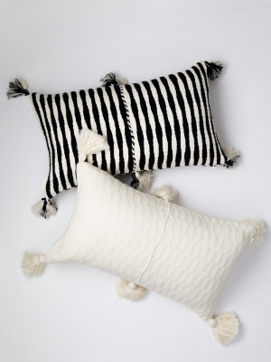 Archive New York Black And White Antigua Pillow