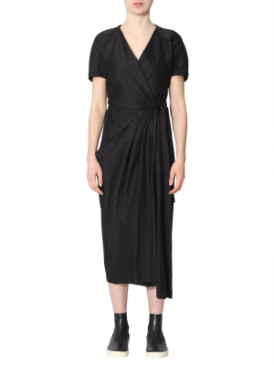 Rick Owens Midi Wrap Dress