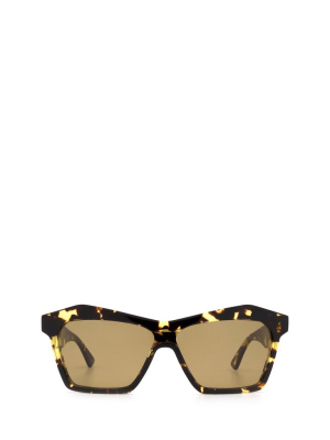 Bottega Veneta Eyewear Geometric Frame Sunglasses