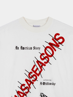 American Story Long Sleeve White