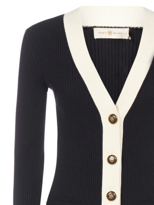 Tory Burch Simone Ribbed Cardigan