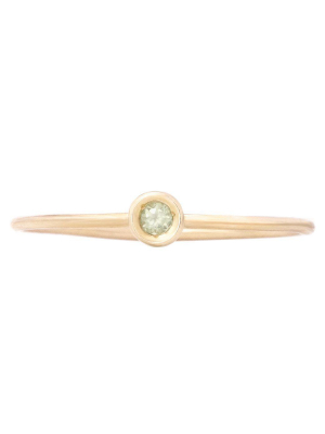 Birth Jewel Stacking Ring With Peridot