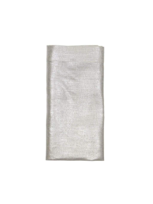 Kim Seybert Metallic Linen Napkins - Set Of 4