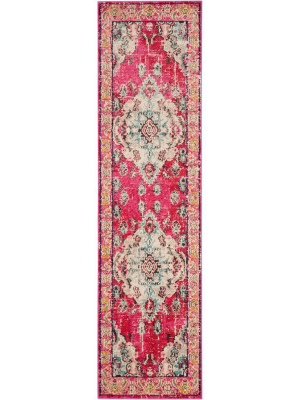 Monaco Pink/multi Runner Rug