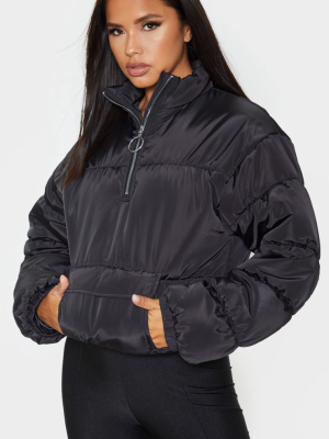 Black Pull Over Puffer