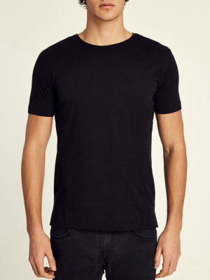 Short Sleeve Crewneck T-shirt In Pima Cotton