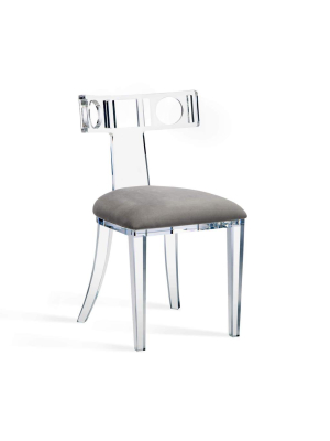 Interlude Home Ardsley Acrylic Klismos Chair