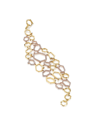 Jackson Cluster Diamond Link Bracelet