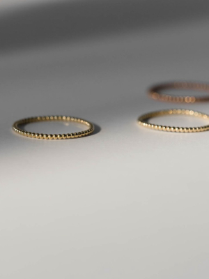 Micro-beaded Ring